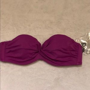 Victoria secret bikini top purple 34B new w tags